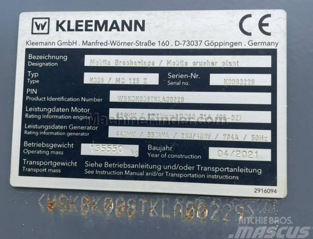 Kleemann MC125Z Mobilne drobilice