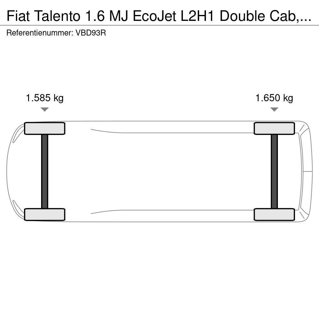 Fiat Talento 1.6 MJ EcoJet L2H1 Double Cab, Navi, Camer Sanduk kombiji