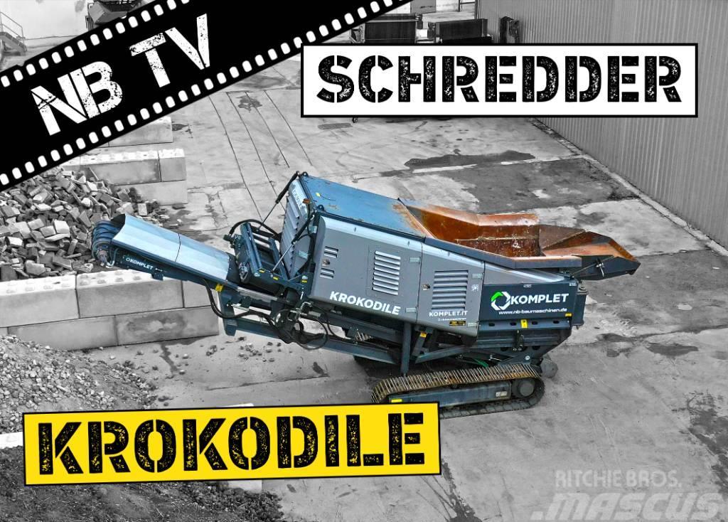 Komplet Mobiler Schredder Krokodile - bis zu 200 t/h Mašine za uništavanje otpada