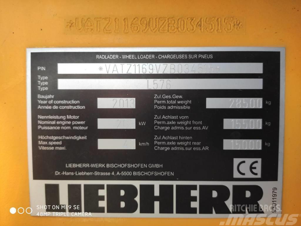 Liebherr L576 New Generation Bj 2013' Utovarivači na točkove