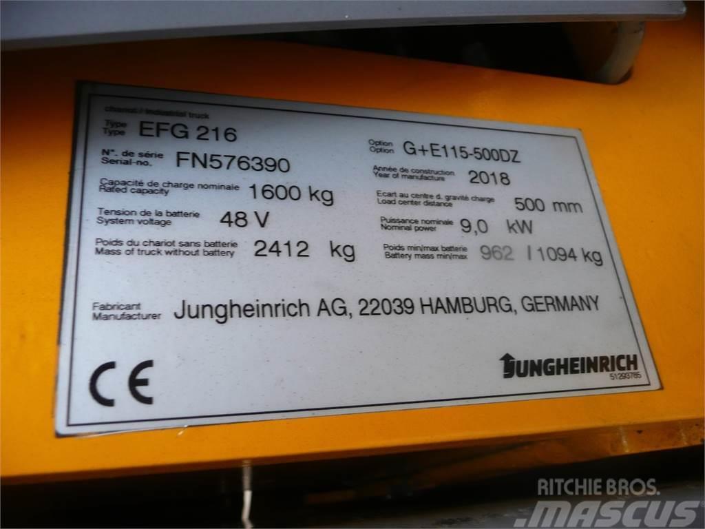 Jungheinrich EFG 216 500 DZ Električni viljuškari