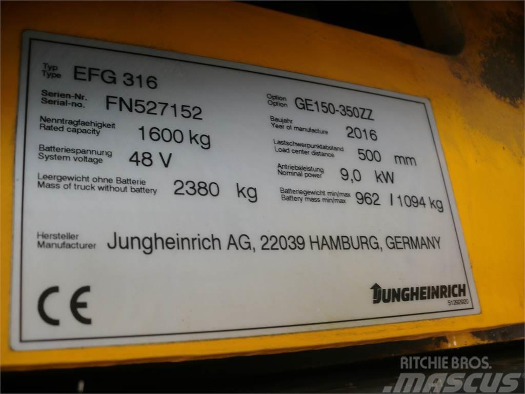 Jungheinrich EFG 316 350 ZT Električni viljuškari