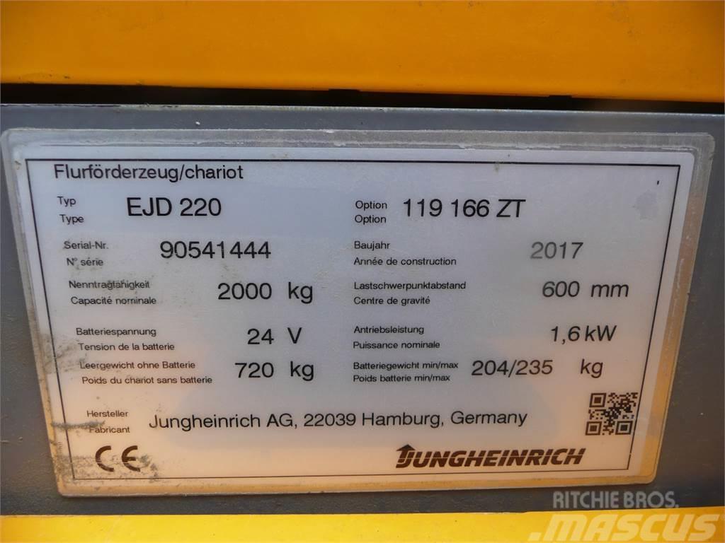 Jungheinrich EJD 220 166 ZT Li-ion Samopogonski ručni viljuškari