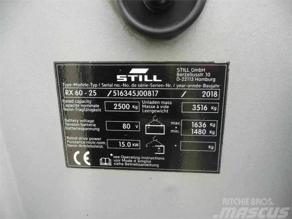 Still RX60-25 Električni viljuškari