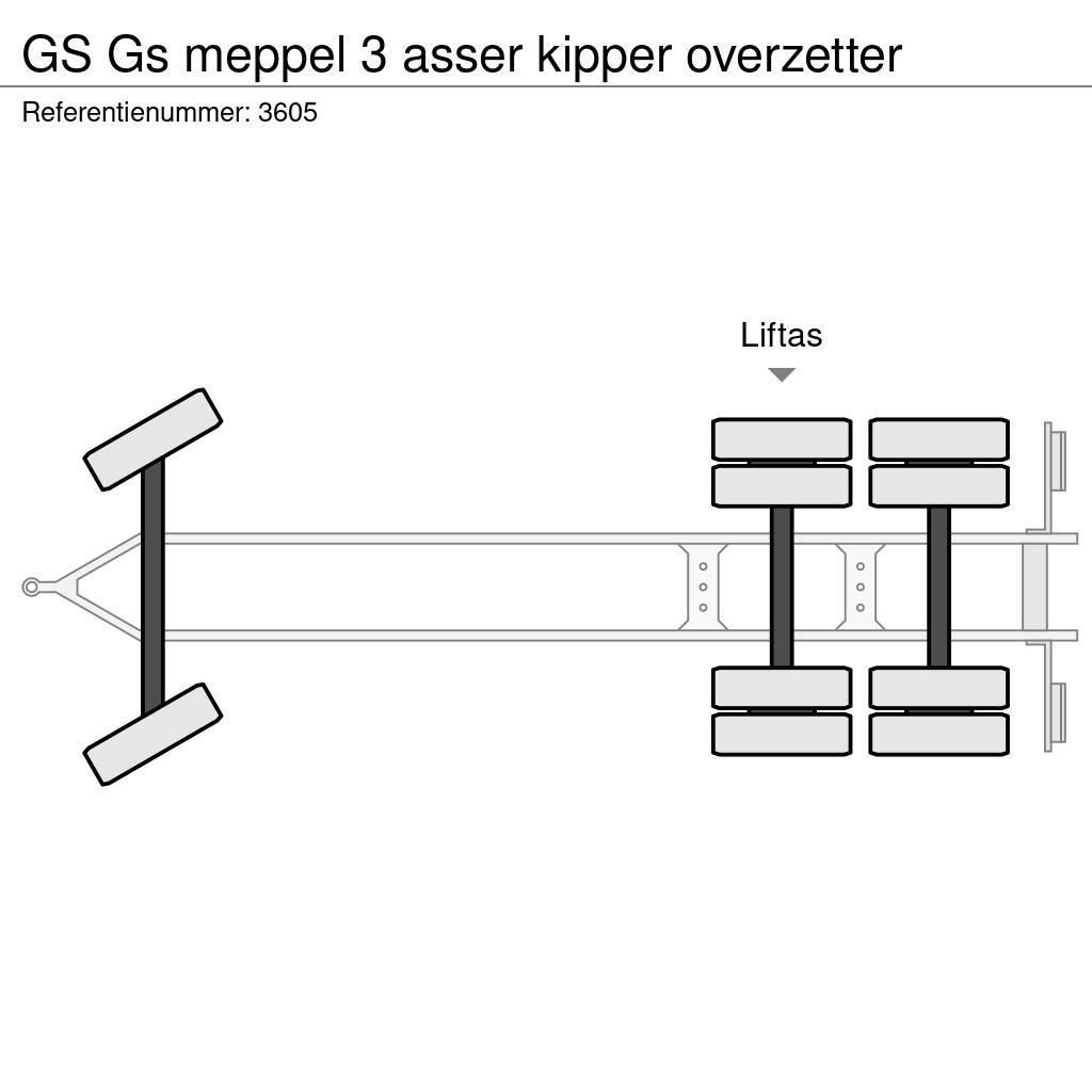 GS meppel 3 asser kipper overzetter Kiperi prikolice