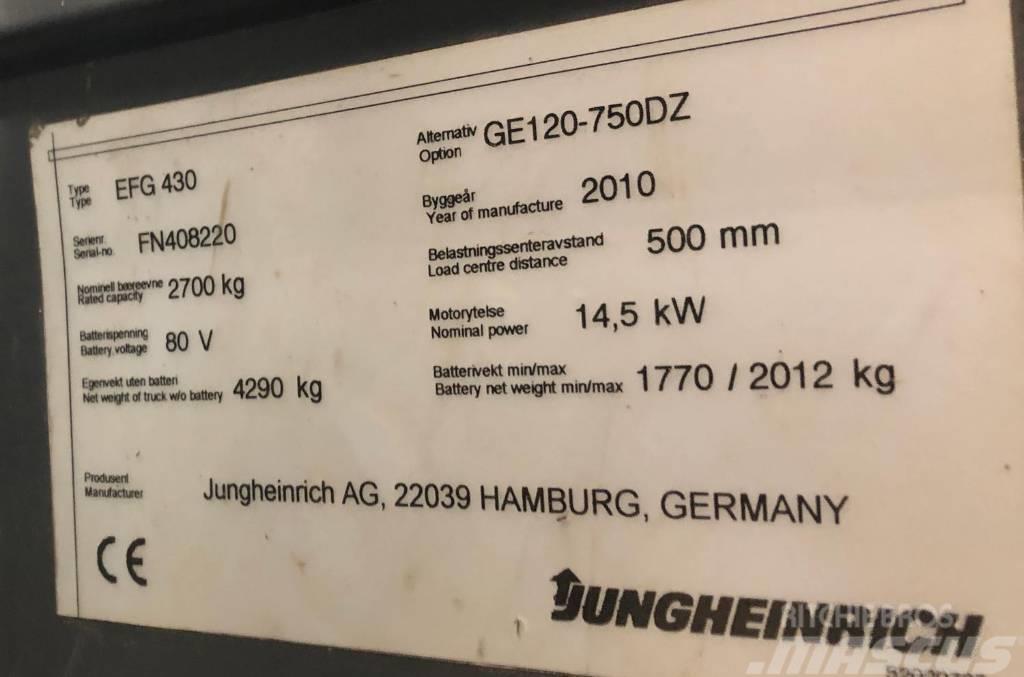 Jungheinrich EFG430 Električni viljuškari