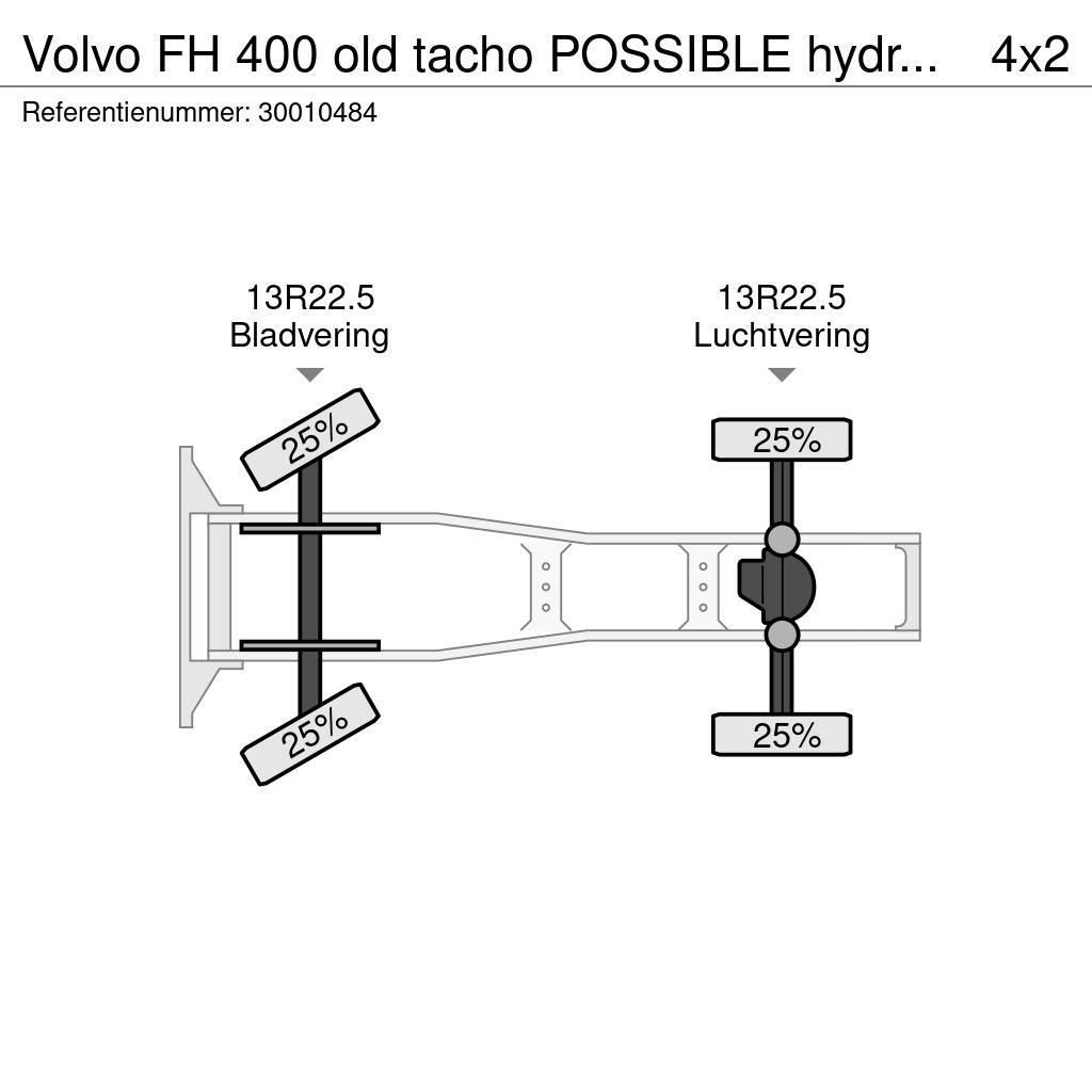 Volvo FH 400 old tacho POSSIBLE hydraulic Tegljači