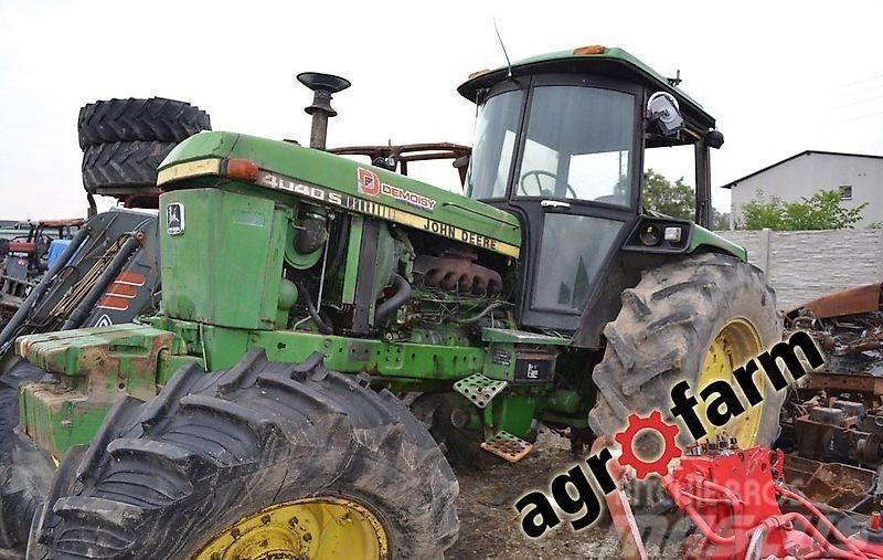 John Deere spare parts 4040 S 4240 skrzynia silnik kabina mos Ostala dodatna oprema za traktore