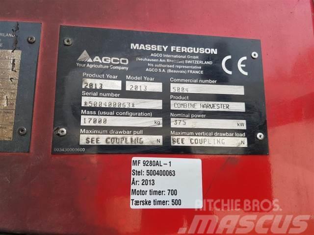Massey Ferguson 9280 Kombajni
