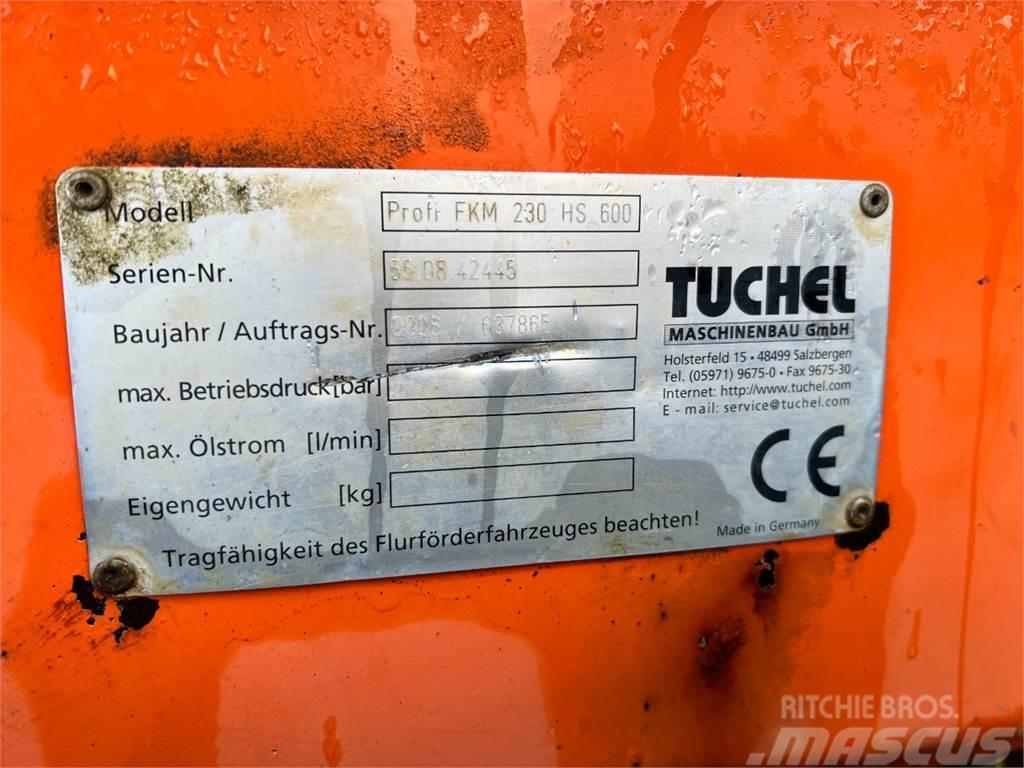 Tuchel Profi 660 kost - 230 cm. bred / Volvo ophæng Utovarivači na točkove