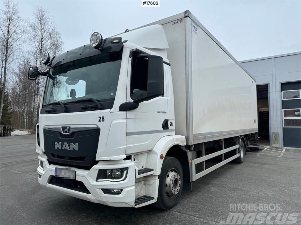 MAN TGM 15.290 4x2 box truck WATCH VIDEO Sanduk kamioni