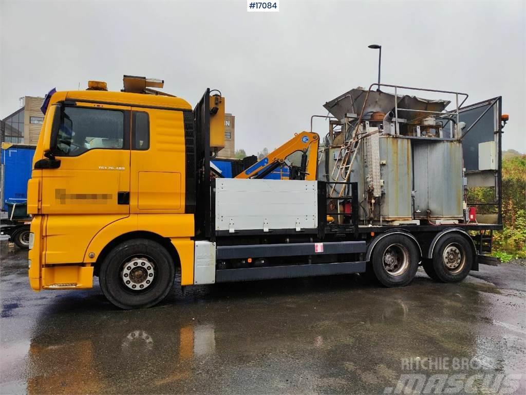 MAN TGX 26.480 Boiler truck with crane. Rep object Komunalna vozila za opštu namenu