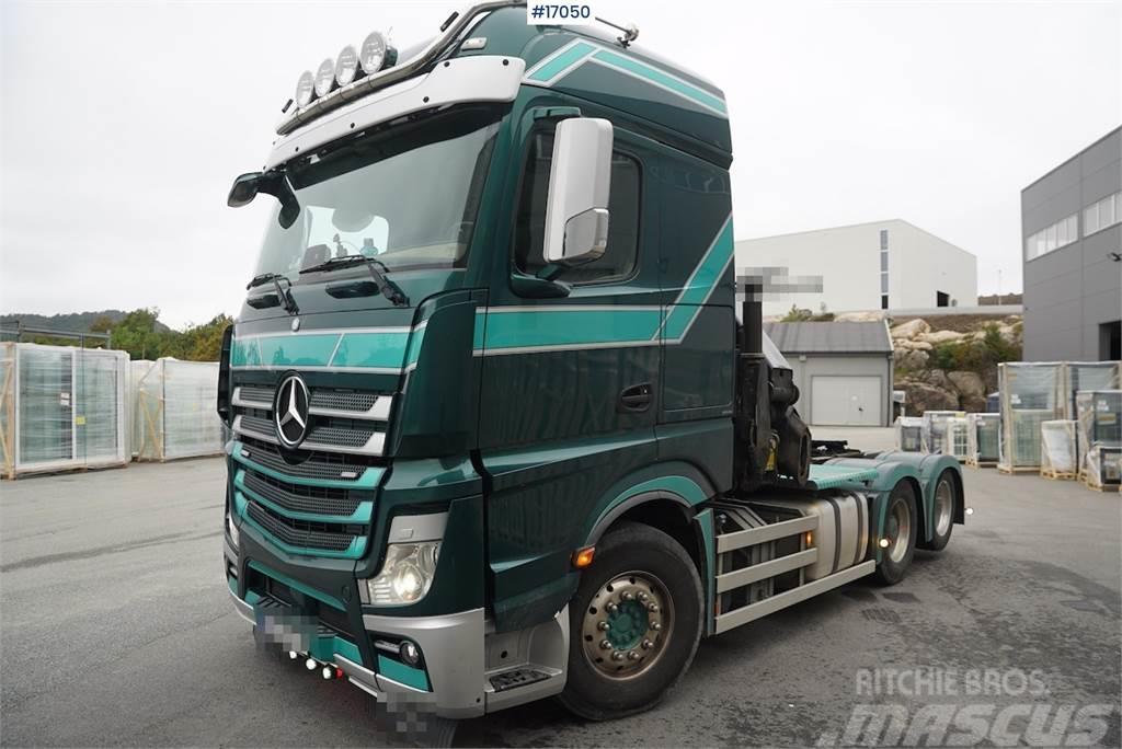 Mercedes-Benz Actros 2663 with 23t/m crane. Well equipped Kamioni sa kranom