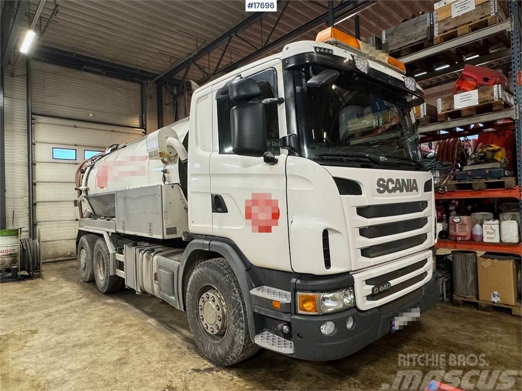 Scania G440 suction/flushing truck w/ Nomek superstructur Kamionske beton pumpe