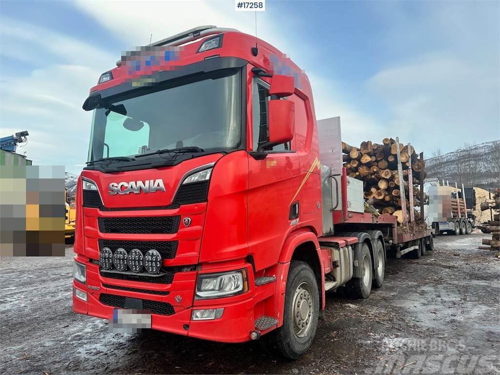 Scania R650 6x4 Tractor w/ Istrail Trailer. WATCH VIDEO Tegljači
