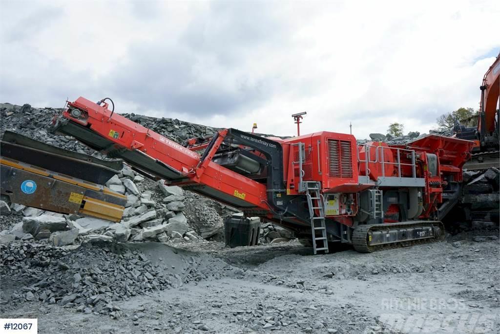 Terex Finlay J-1175 Jaw crusher with magnetic band. Few hours Drobilice