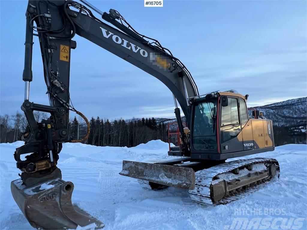 Volvo EC160EL crawler excavator w/ rototilt and grader b Bageri guseničari