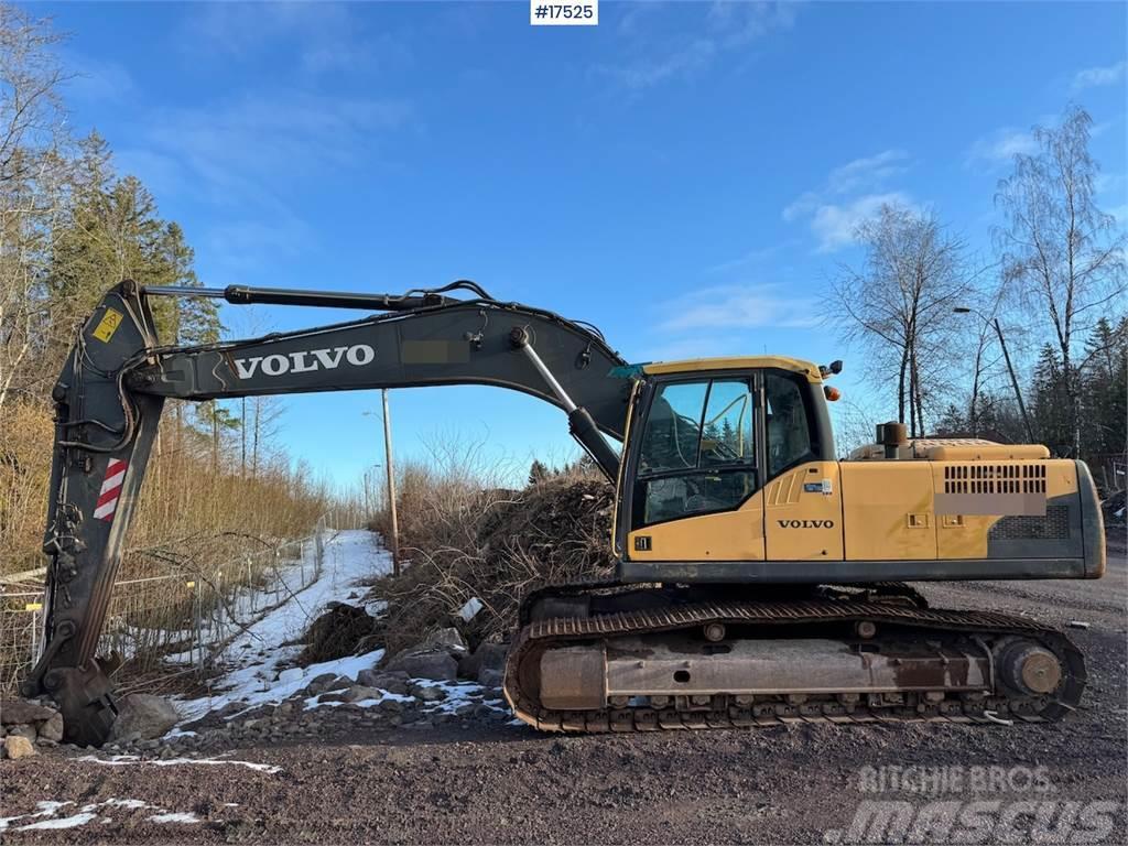 Volvo EC240CL Tracked excavator w/ bucket WATCH VIDEO Bageri guseničari