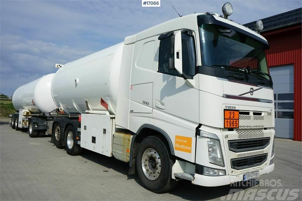 Volvo FH 500 6x2 LPG Truck with trailer. Kamioni cisterne