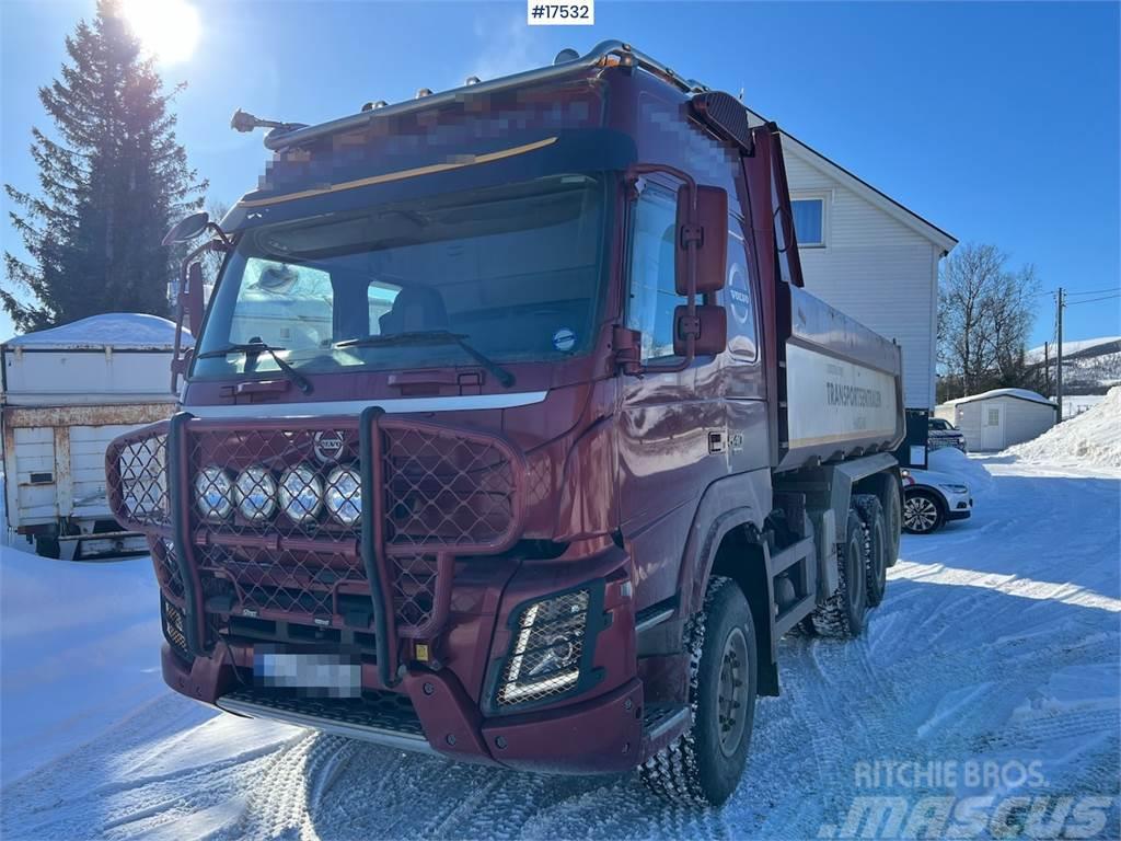 Volvo FMX 540 8x4 tipper EURO 6 w/ Elbo trailer Kiperi kamioni
