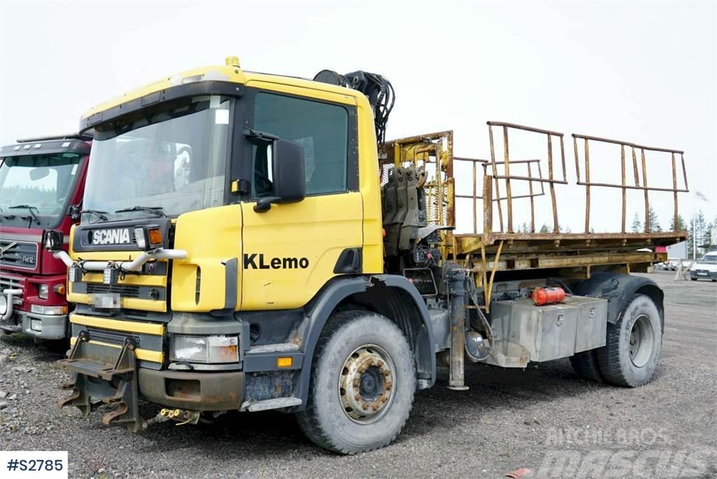 Scania P94 4x2 Work Plattform with Crane Kamioni sa kranom
