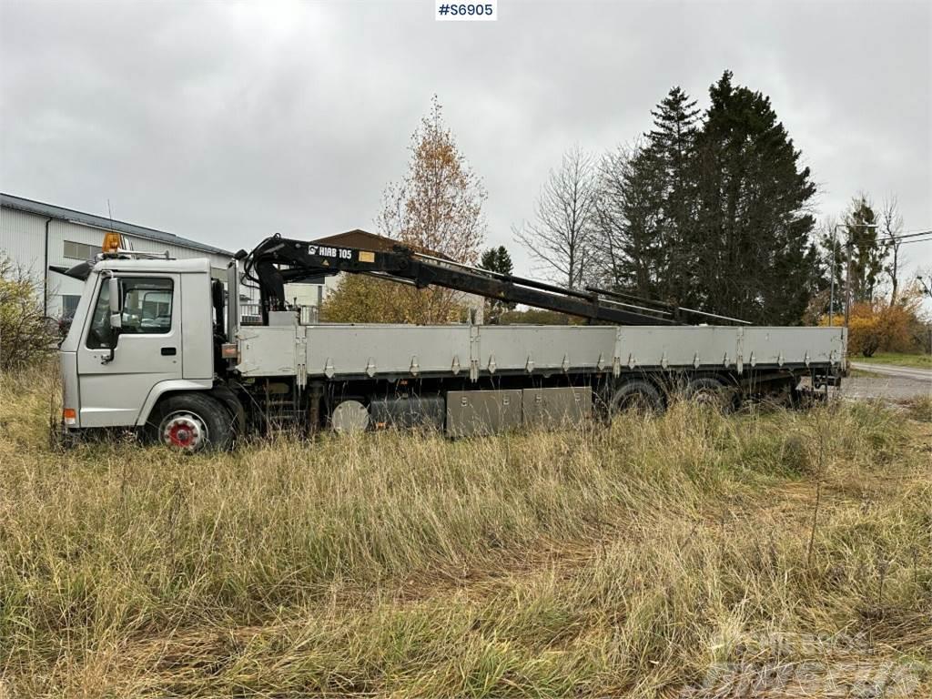 Volvo Crane truck FL10 with long flatbed (Rep. Object) Kamioni sa kranom