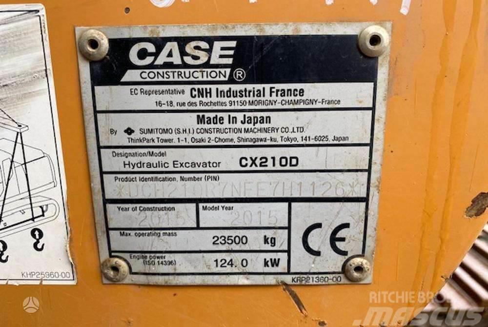 CASE CX210 D garantija 300val Bageri guseničari