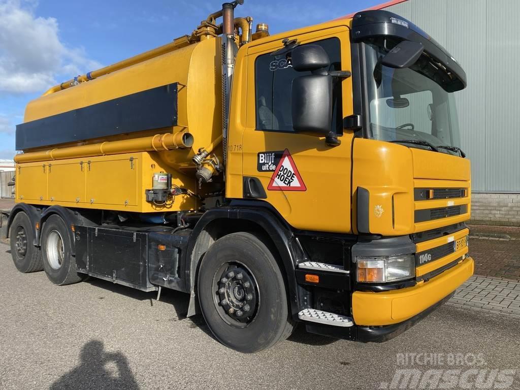 Scania P-114, HD-Cleaning, Kanal-Reinigung, Sewer Cleanin Kombi vozila/ vakum kamioni