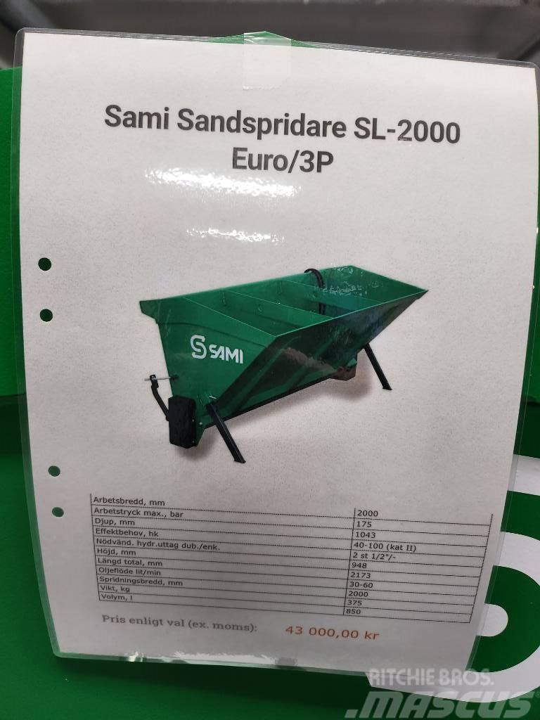 Sami Sandspridare SL 2000 euro / 3p  sms trima DEMO Posipači soli i peska