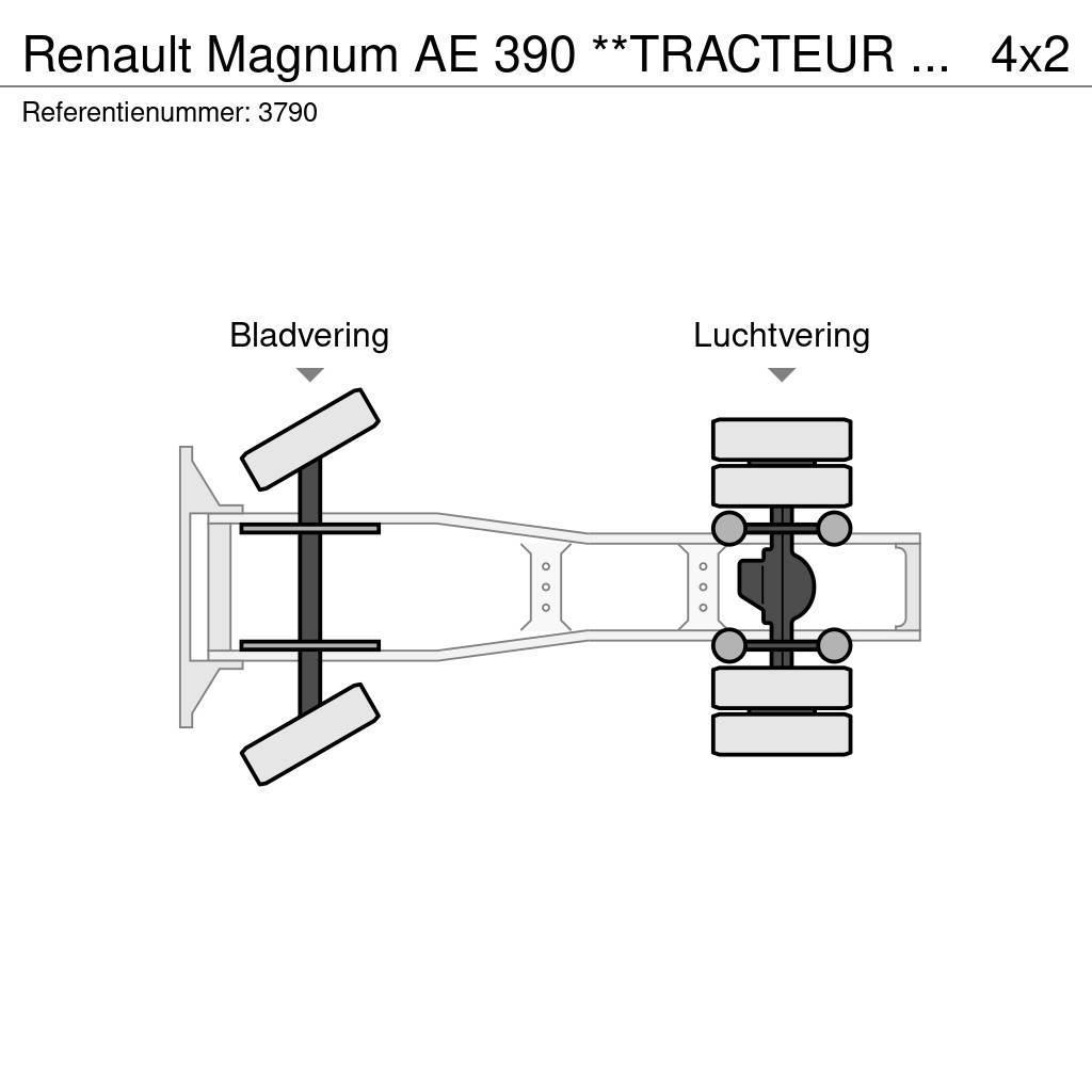 Renault Magnum AE 390 **TRACTEUR FRANCAIS-FRENCH TRUCK** Tegljači