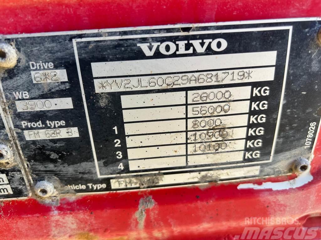 Volvo FM340 6X2 + ROPSONS+EURO5+BOX VIBRATION+FULL STEEL Kiperi kamioni