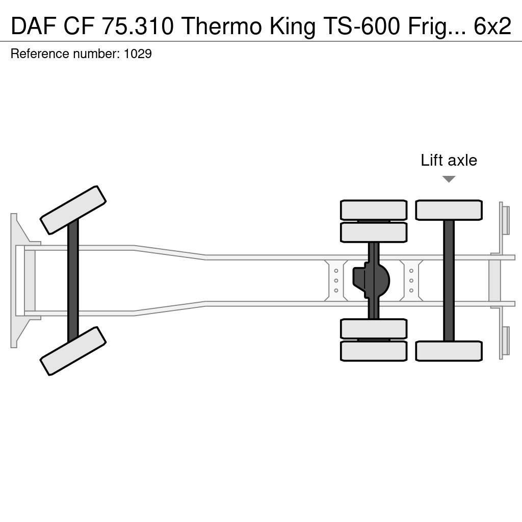 DAF CF 75.310 Thermo King TS-600 Frigo 6x2 Manuel Gear Kamioni hladnjače