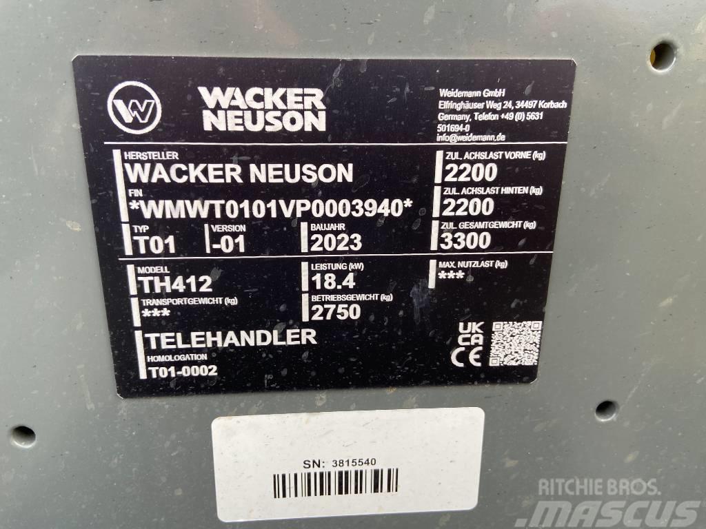 Wacker Neuson TH412 Teleskopski viljuškari
