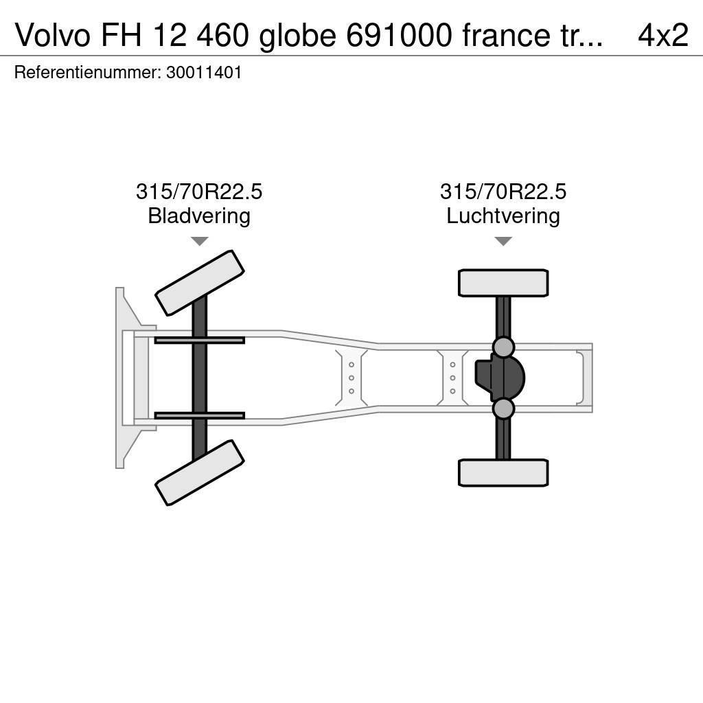 Volvo FH 12 460 globe 691000 france truck hydraulic Tegljači