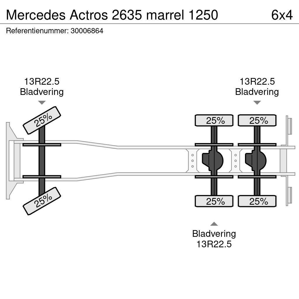 Mercedes-Benz Actros 2635 marrel 1250 Kamioni sa kranom