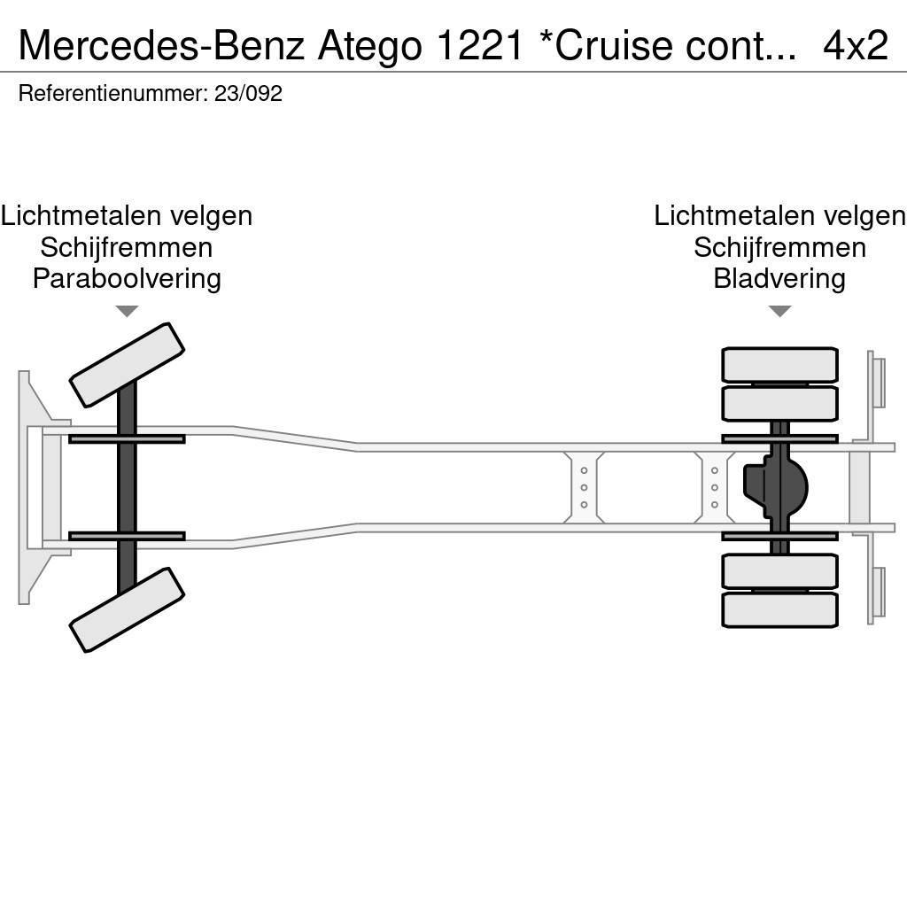 Mercedes-Benz Atego 1221 *Cruise control*Bluetooth*Elektrisch ve Kamioni hladnjače