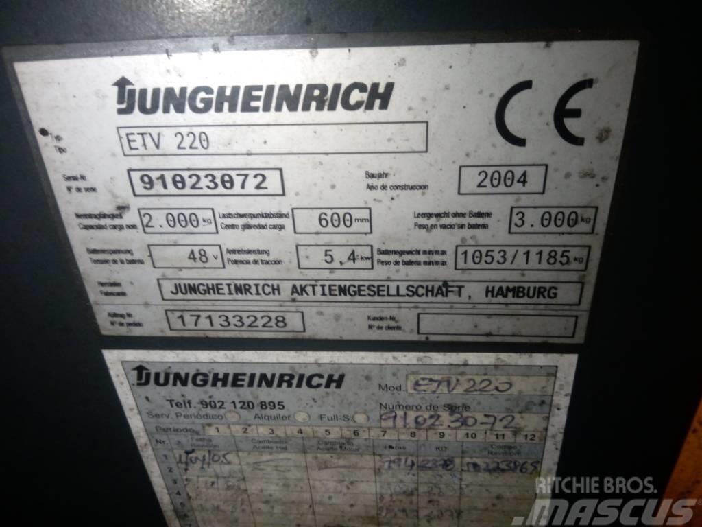 Jungheinrich ETV 220 Viljuškari sa pomičnim stupom