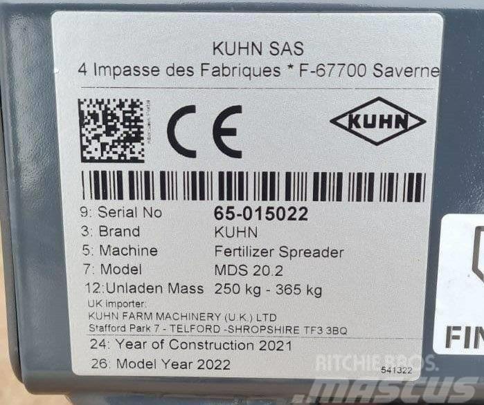Kuhn MDS 20.2 Broadcaster Rasturači mineralnog đubriva