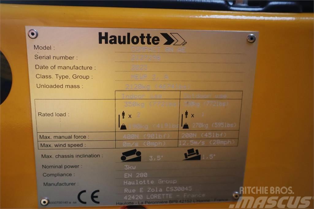 Haulotte Compact 8N Valid inspection, *Guarantee! 8m Workin Makazaste platforme