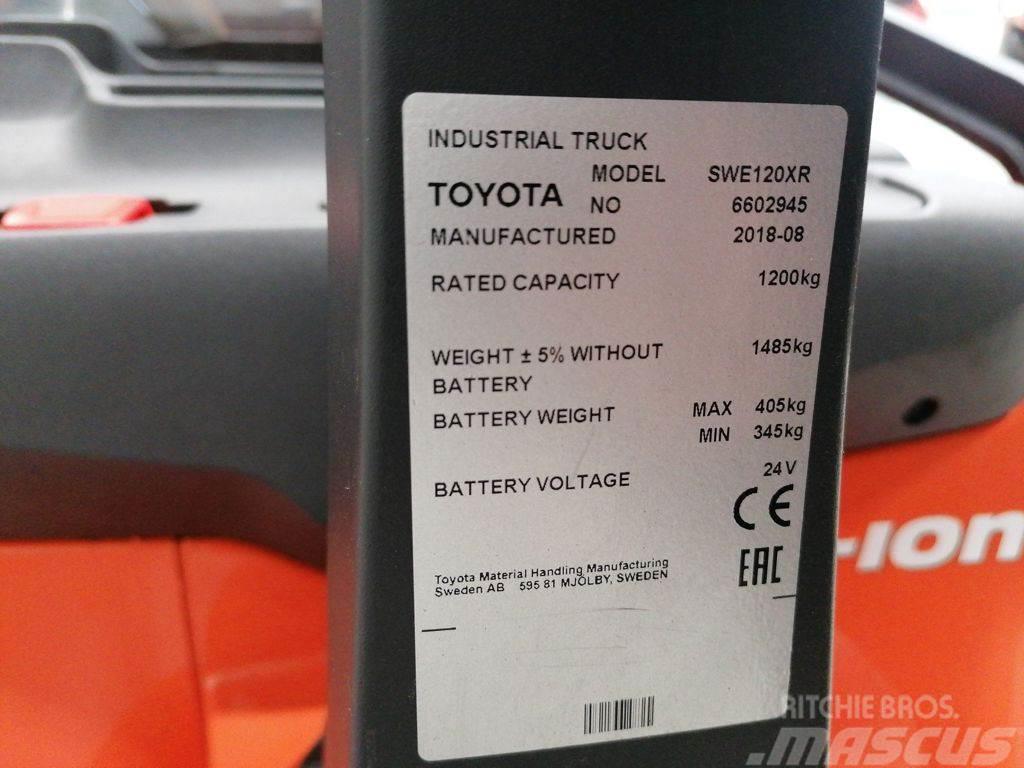 Toyota SWE120XR Li-ion Ručni električni viljuškar