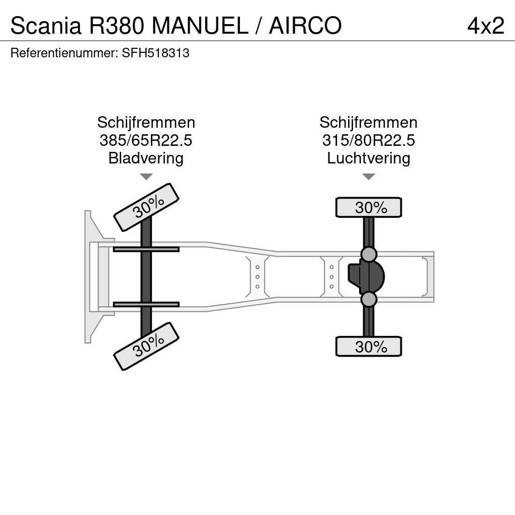 Scania R380 MANUEL / AIRCO Tegljači