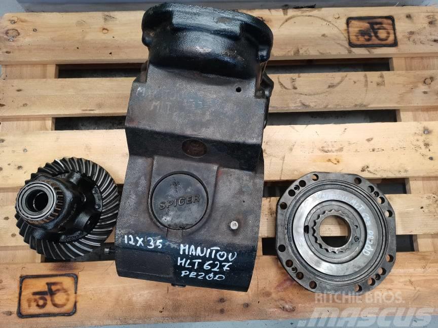 Manitou MLT 627 {Spicer 12X35} differential Osovine