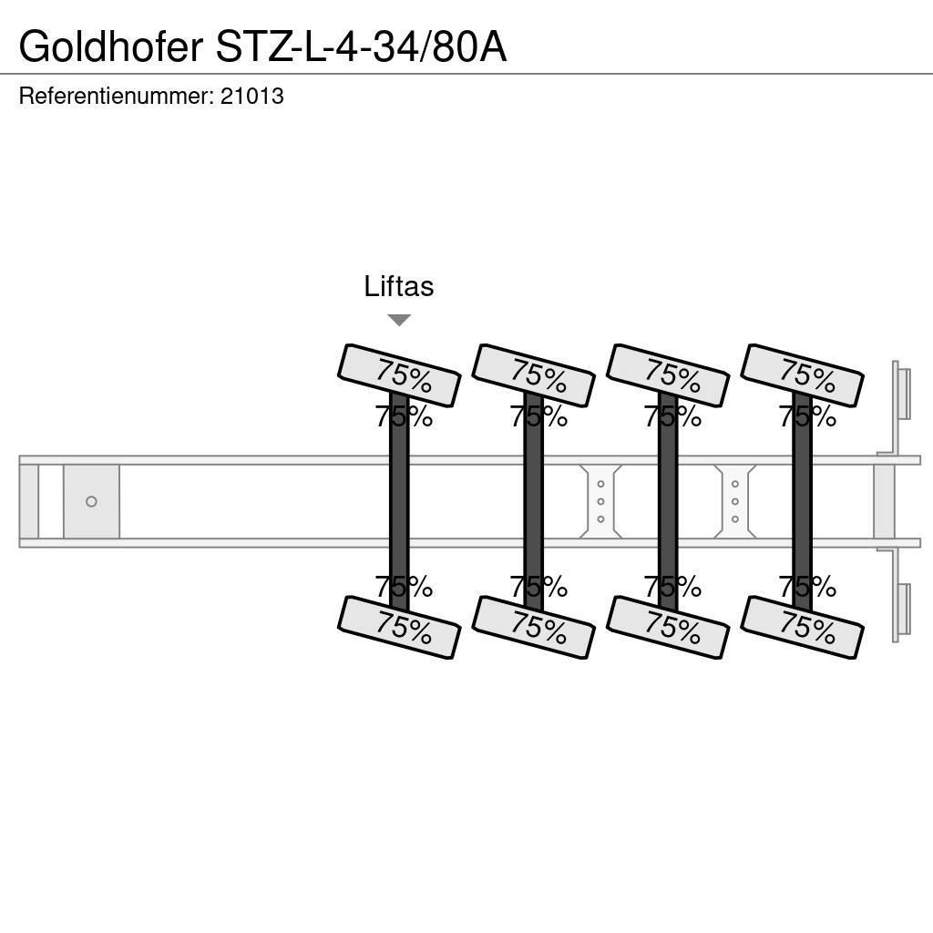 Goldhofer STZ-L-4-34/80A Poluprikolice labudice