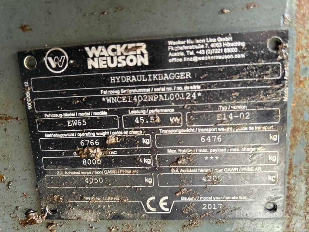Wacker Neuson EW65 Bageri točkaši