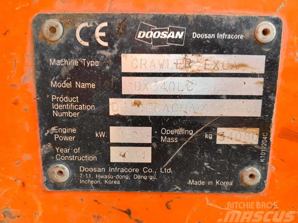 Doosan DX 340 LC Bageri guseničari
