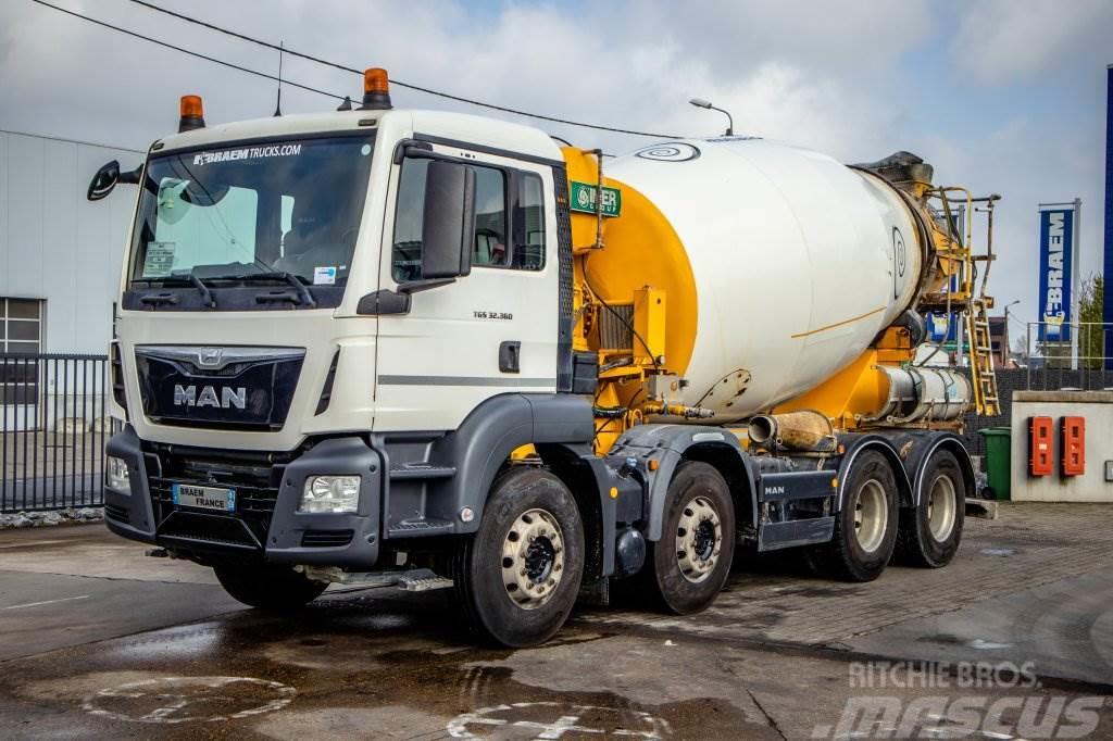 MAN TGS 32.360 BB+E6+MIXER 9M³ Kamioni mešalice za beton