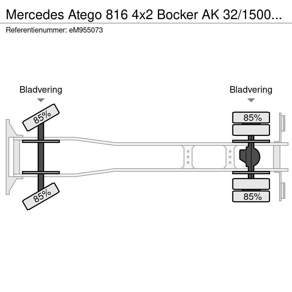 Mercedes-Benz Atego 816 4x2 Bocker AK 32/1500 SPS crane Polovne dizalice za sve terene