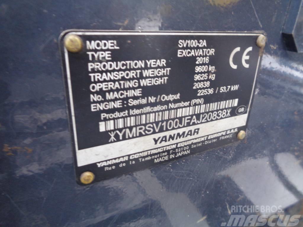 Yanmar SV 100-2 Midi bageri 7t – 12t