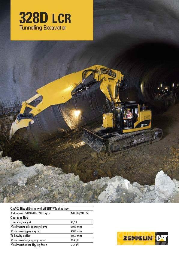 CAT 325 C CR tunnel excavator Bageri guseničari