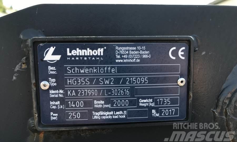 Lehnhoff 200 CM / SW25 - Schwenklöffel Utovarne korpe